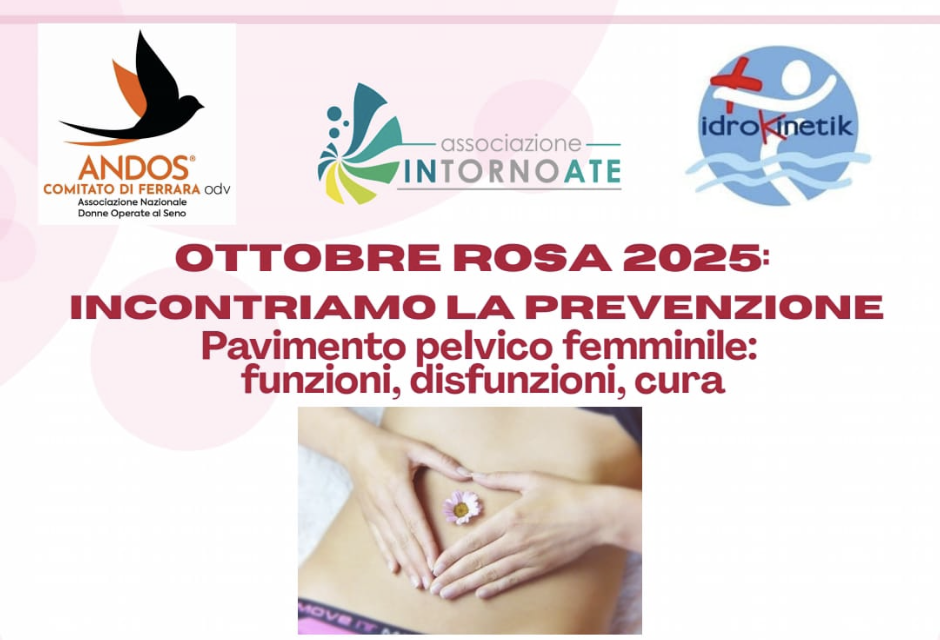 17/10 Ottobre Rosa 2025: incontro pubblico sulla cura del pavimento pelvico